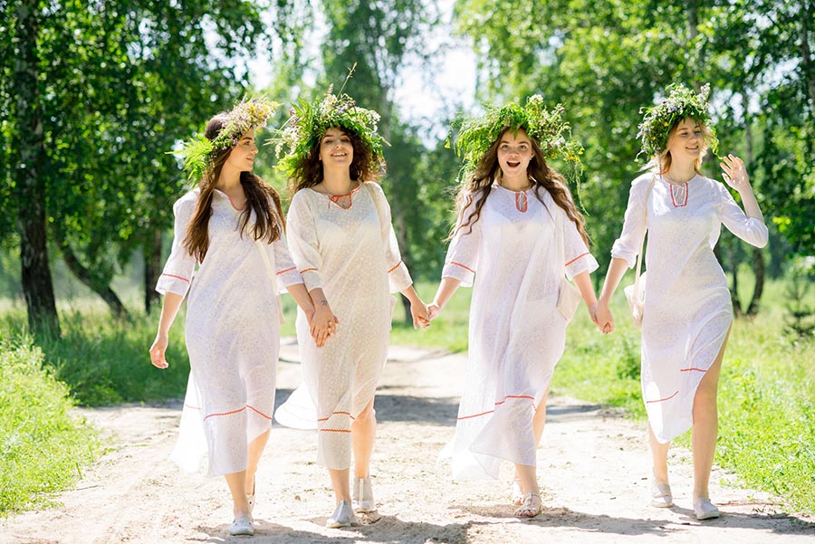 Slavic girls in Tiba