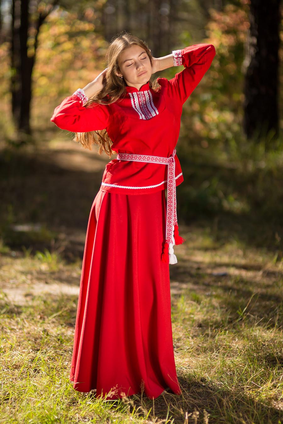 Underwear Women in Slavic costumes in Tiba