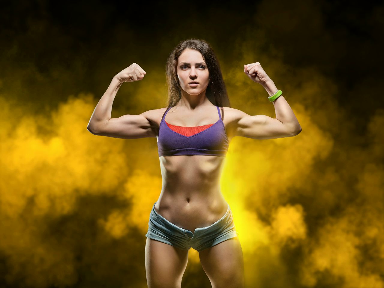 Athletic girls in Tiba